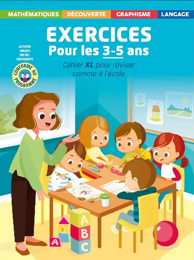[MXL5125] Cahier XL - Exercices pour les 3-5 ans