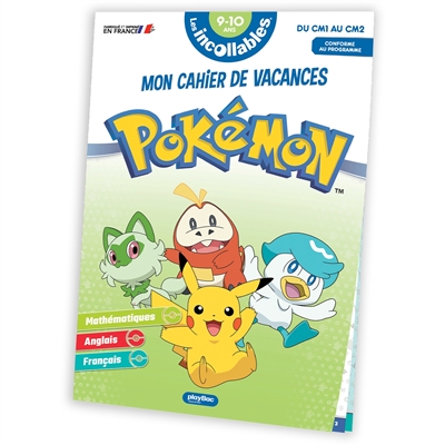 [6560990] Cahiers de vacances CM1 vers CM2 Pokémon