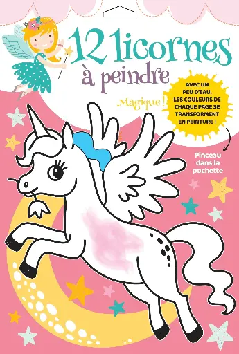 [MXL6925] 12 licornes à peindre + 1 pinceau