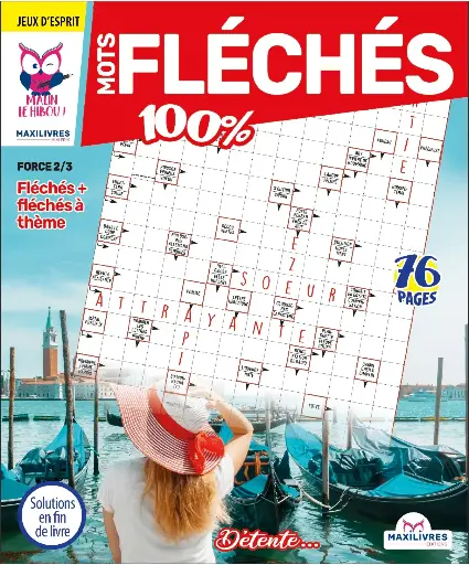 [MXL25524] Hibou malin - Mots fléchés 100% - 2