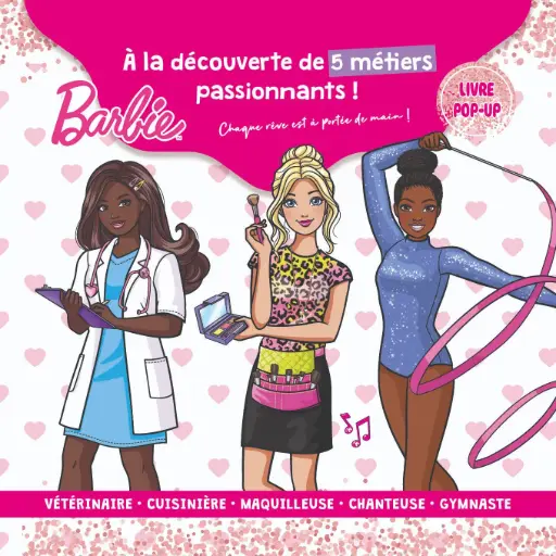 [MXL21824] Pop up Barbie - 5 métiers passionnants