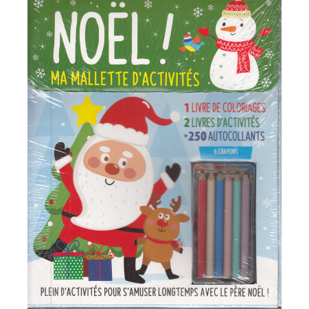 [SDP12317] Noël ma mallette d'activités  + 6 minis crayons