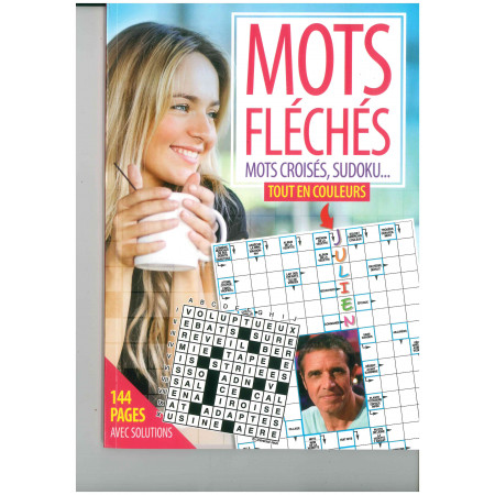 [SDP1519]  Mots fléchés, mots croisés, sudoku 2 - 144 pages 