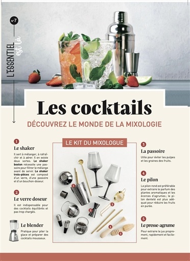 LES COCKTAILS - DECOUVREZ LE MONDE DE LA MIXOLOGIE