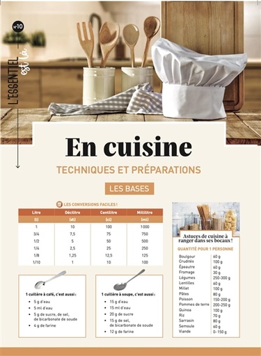 EN CUISINE - TECHNIQUES ET PREPARATIONS