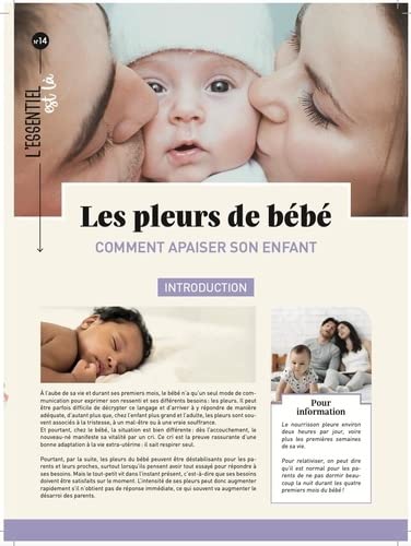LES PLEURS DE BEBE - COMMENT APAISER SON ENFANT