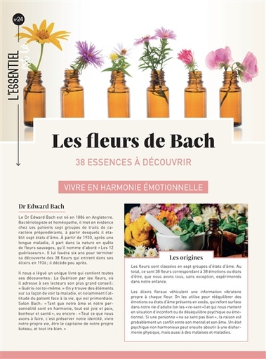 LES FLEURS DE BACH - 38 ESSENCES A DECOUVRIR
