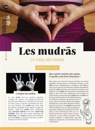 LES MUDRAS - LE YOGA DES MAINS