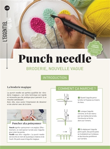 PUNCH NEEDLE - BRODERIE NOUVELLE VAGUE