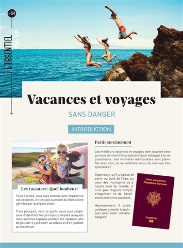 VACANCES ET VOYAGES - SANS DANGER