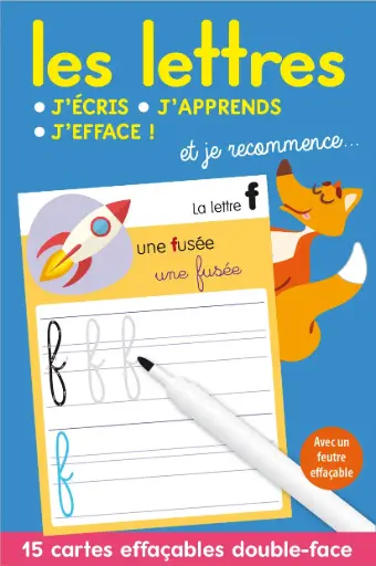 Les lettres - J'écris, j'apprends, j'efface...