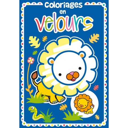 [SDP1718] Coloriages en velours - Bleu