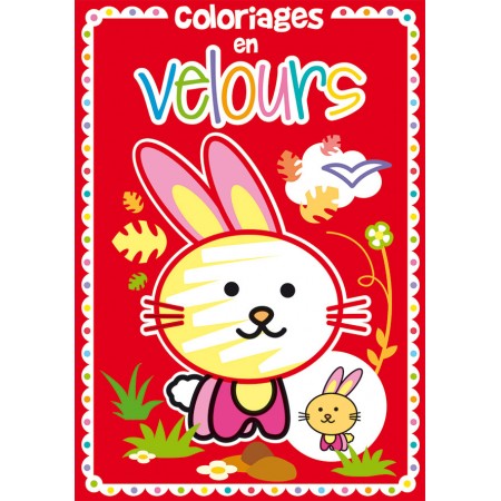 [SDP1818] Coloriages en velours - Rouge