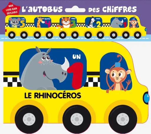 [SDP3518] Livre Bain - L'autobus des chiffres