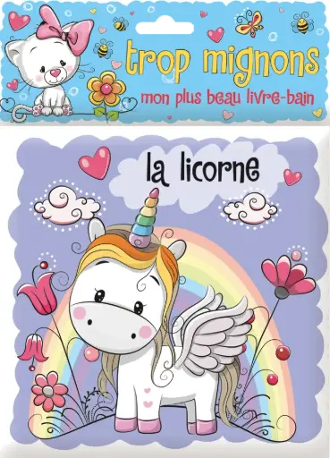 [SDP3618] Livre Bain - La licorne