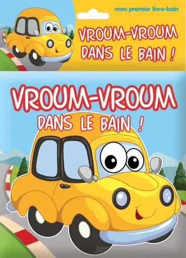 [SDP3718] Livre Bain - Vroum, vroum, dans le bain