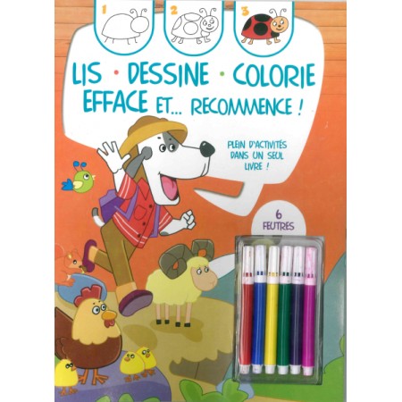[SDP4518] Lis • Dessine • Colorie • Efface EDMOND (panorama W&C)