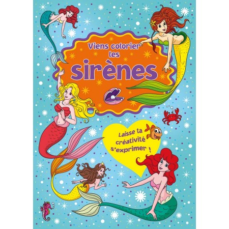 [SDP6118] Viens colorier les SIRÈNES (64P B&W)