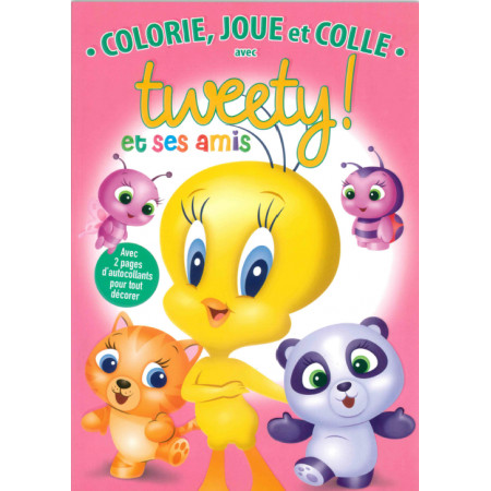 [SDPL41066] Colorie, joue et colle avec Tweety et ses amis