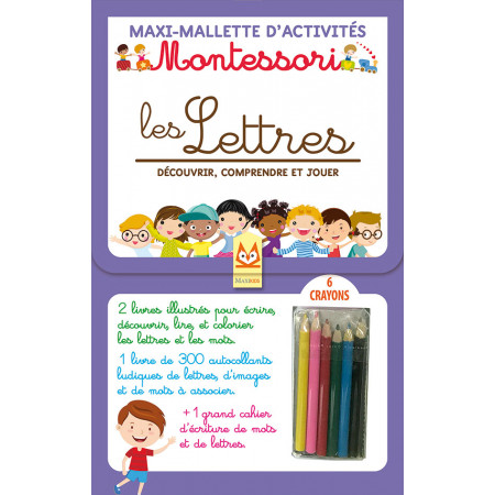 [SDP0619] Maxi-mallette d'activités - Les lettres Montessori