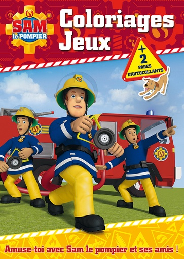 [SDP3219] Coloriages, jeux - Sam le pompier