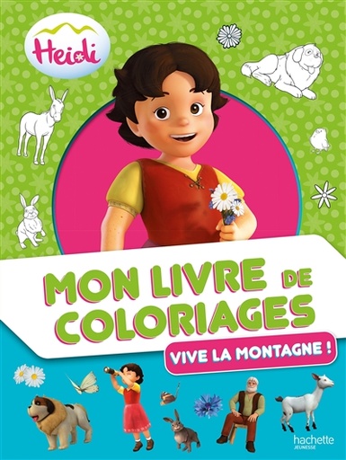 [4453645] HEIDI - MON LIVRE COLORIAGES - VIVE MONTAGNE