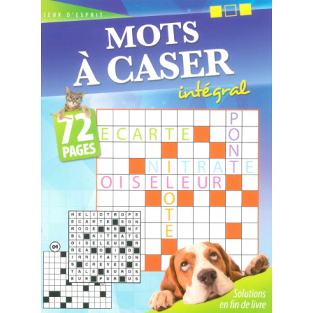 [SDP9719] MOTS CASÉS 72P - A4 - 1 coul