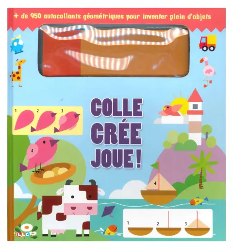 [SDP2820] Colle, crée, joue ! + de 950 autocollants