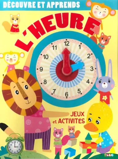 [SDP2920] Découvre et apprends l'heure - Jeux et activités - Aiguilles mobiles
