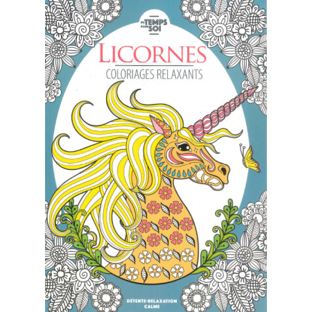 [SDP11520] Licornes coloriages relaxants - Détente et relaxation