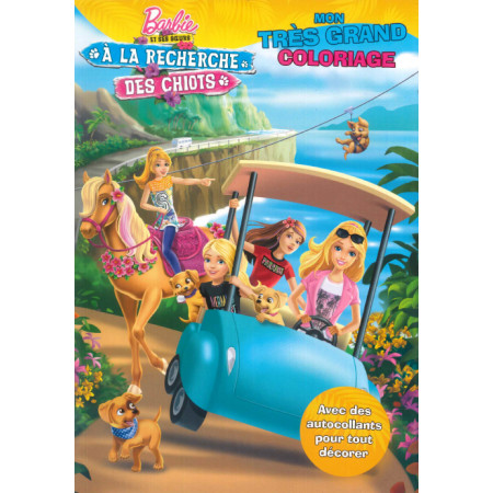 [SDP10420] BARBIE Mon très grand coloriage à la recherche des chiots