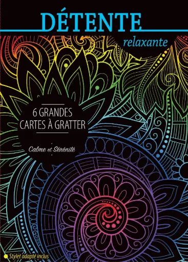 [SDP12320] 6 grandes cartes à gratter - Détente