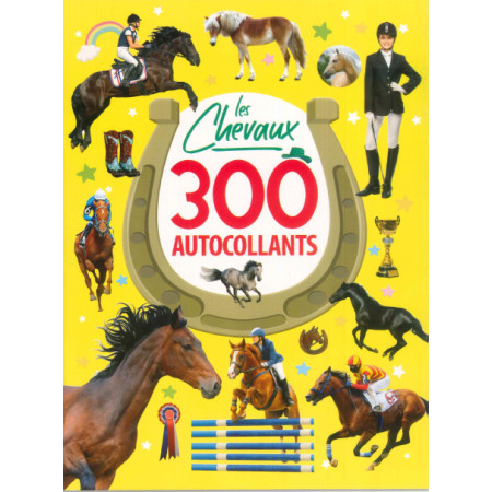 [SDP0421] Les chevaux - 300 Autocollants