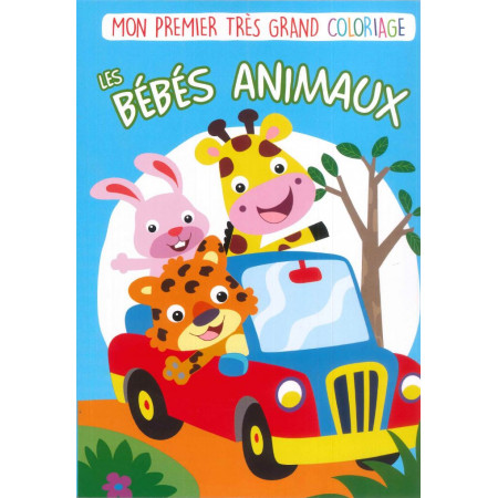 [SDP0821] Mon 1er très grand coloriage - Les bébés animaux