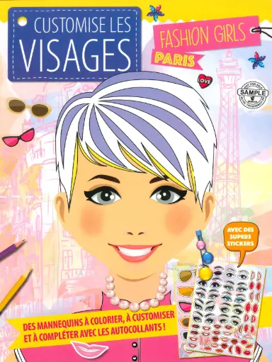 [SDP3921-55] ALDI-Customise les visages - Bloc + Stk