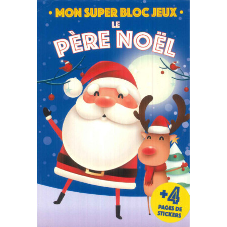 [SDP7021] BLOC JEUX 192 pages - X-Mas + 4 STK