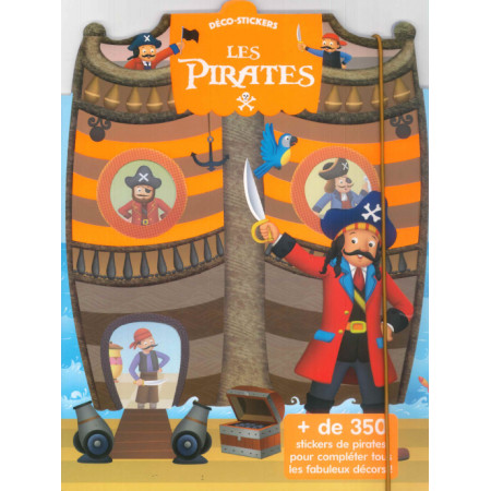 [SDP1222] Deco-Stickers - Les Pirates - 24P + 8 Stk