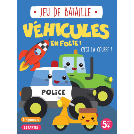 [SDP4922] Boite - Jeu de bataille - Véhicules en folie