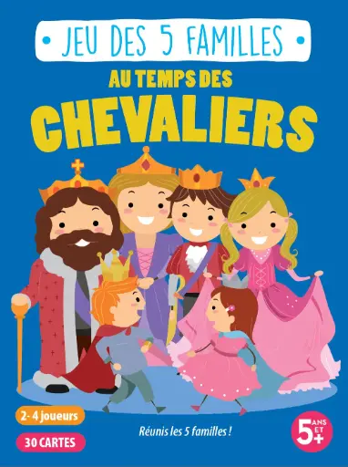 [SDP5222] Boite - Jeu des 5 familles - Au temps des chevaliers