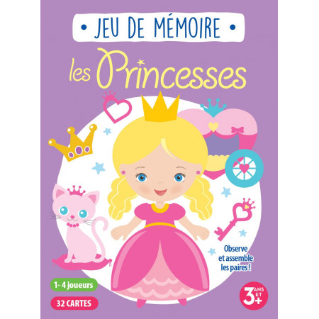 [SDP5422] Boite - Jeu de mémoire - Les Princesses