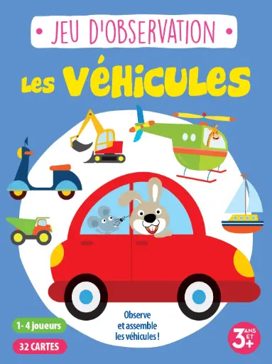 [SDP6122] Boite - Jeu d'observation - Les Véhicules